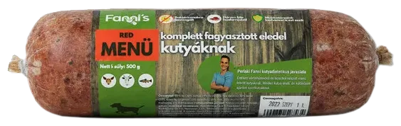 Kompletné červené menu