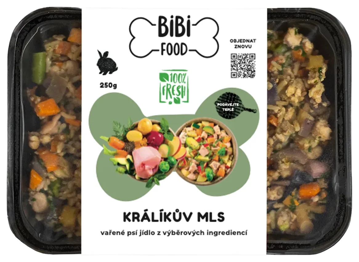 Králikov mls - varené psie jedlo