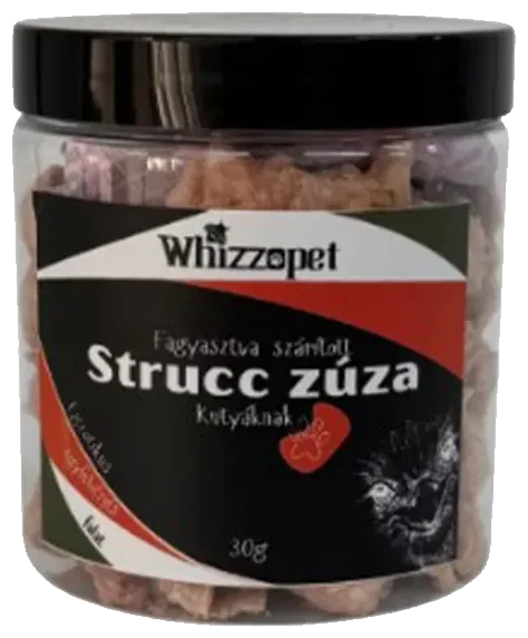 Lyofilizovaná maškrta z pštrosých žalúdkov