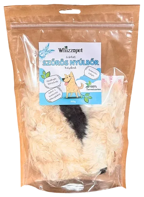 Sušené chlpaté králičie kože